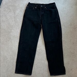 Levi's Men's Straight Black Jeans